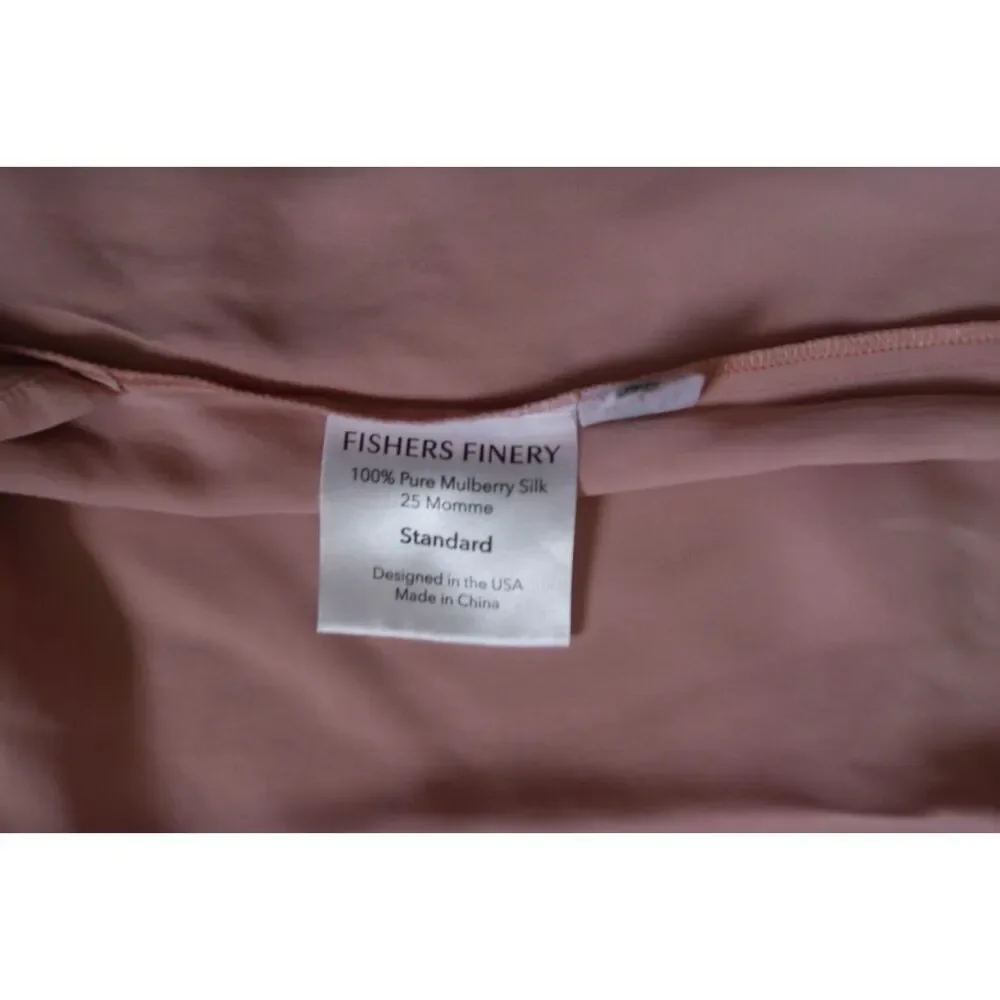 Fisher Finery Pure 25 Momme 100% Silk Standard Pillow Case